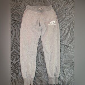 New Balance Kids Light Gray Sweatpants